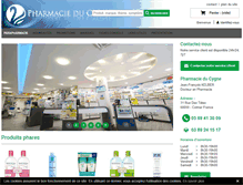 Tablet Screenshot of pharmacygne.com